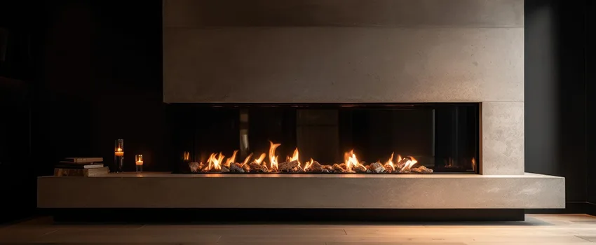 Gas Fireplace Ember Bed Design Services in Venice, Florida