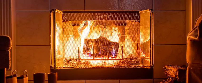 Mendota Hearth Landscape Fireplace Installation in Venice, Florida
