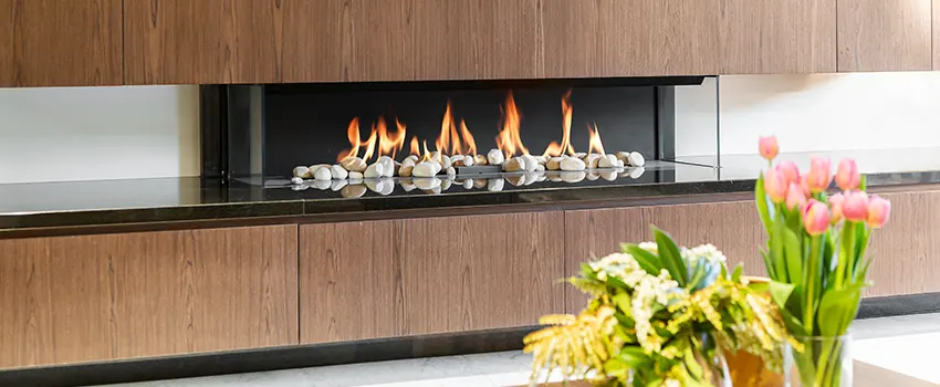 Double-height Fireplace Design Refurbishment in Venice, Florida