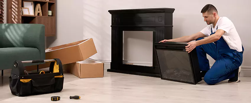 Old Rusted Metal Fireplace Repair And Replacement in Venice, FL
